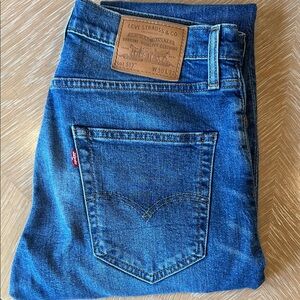 Levi's Classic Blue Slim Straight Jeans